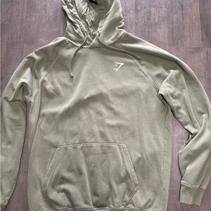 Gymshark Sage Green Crest Hoodie